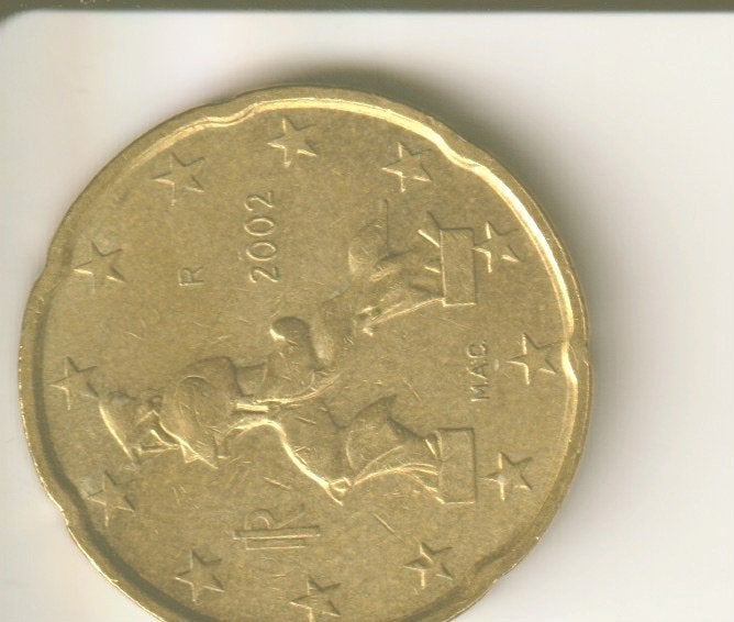 20 cent 2002 italie, Postzegels en Munten, Munten | Europa | Euromunten, Verzenden, Italië, 20 cent