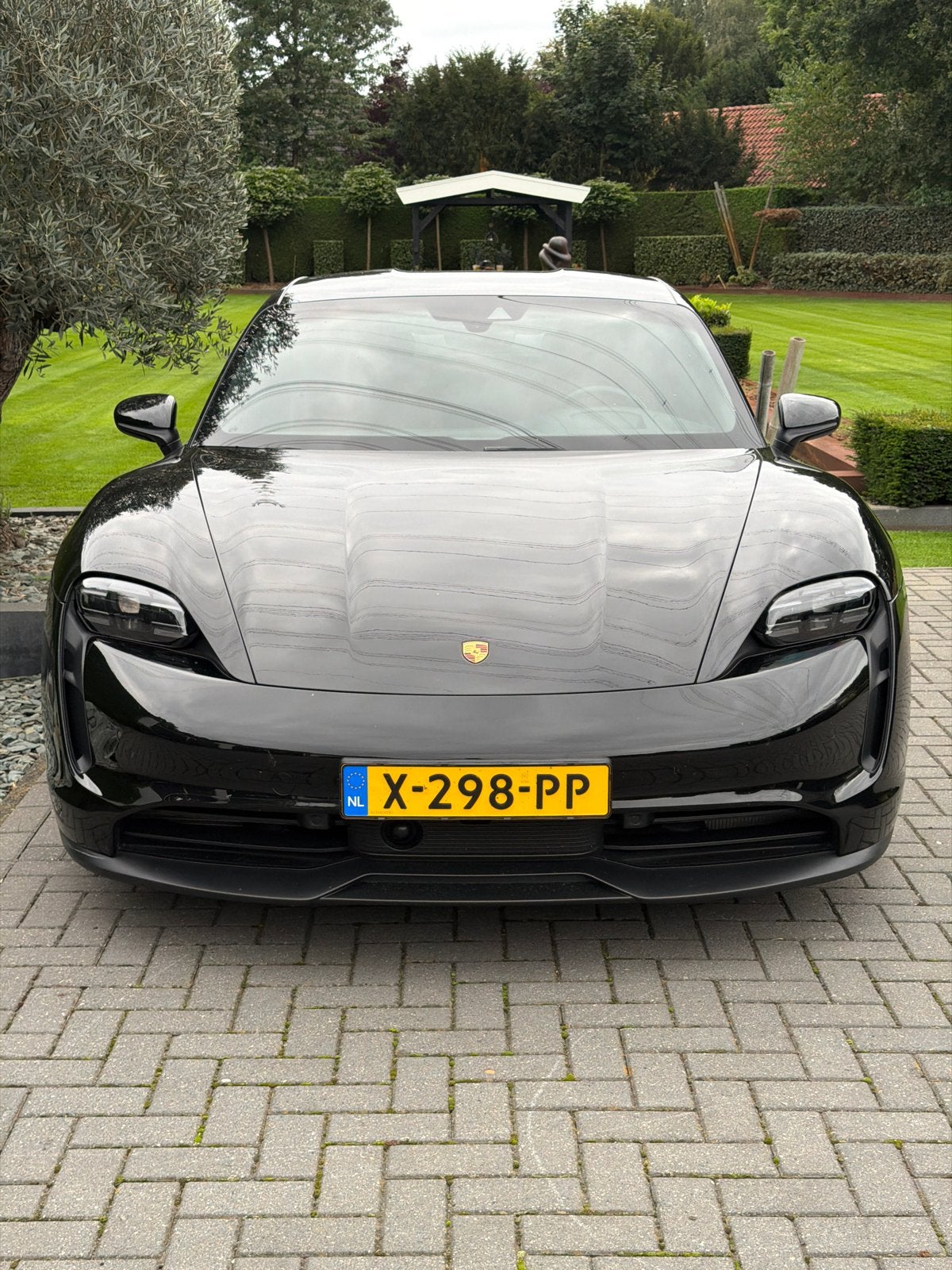 Porsche Taycan 4S 435pk 2021 Zwart, 190 pk, 4 stoelen, Zwart, Leder