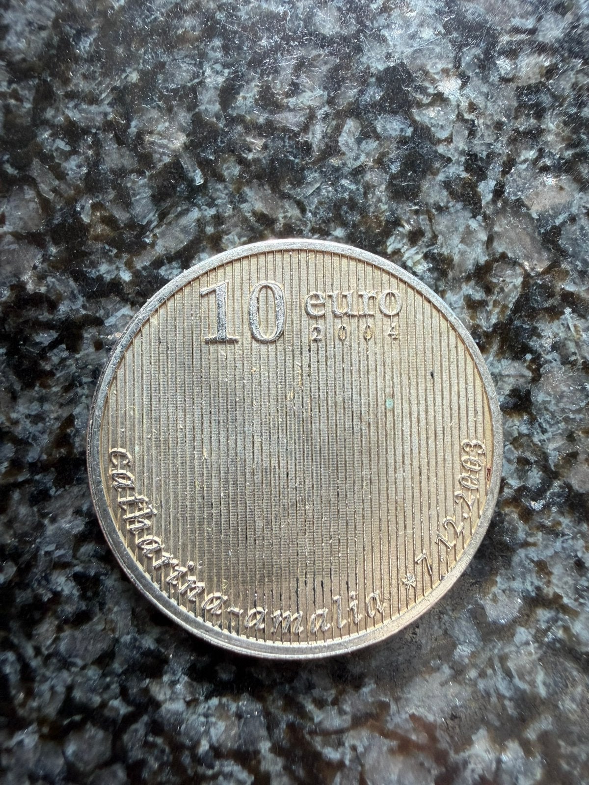 10 euro munt Catharina-amalia 2004, Koningin Beatrix, Zilver, Euro's, Ophalen of Verzenden
