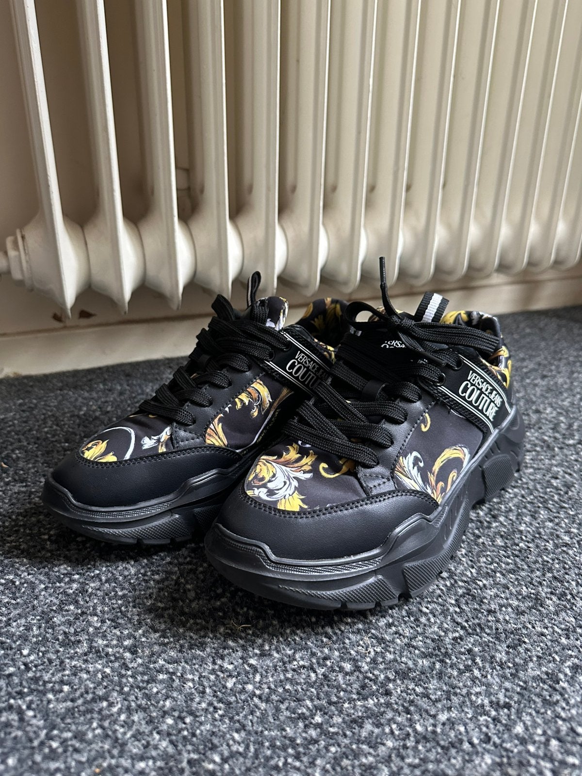 sportschoenen Versace Jeans Couture, Kleding | Heren, Schoenen, Ophalen, Zo goed als nieuw, Zwart