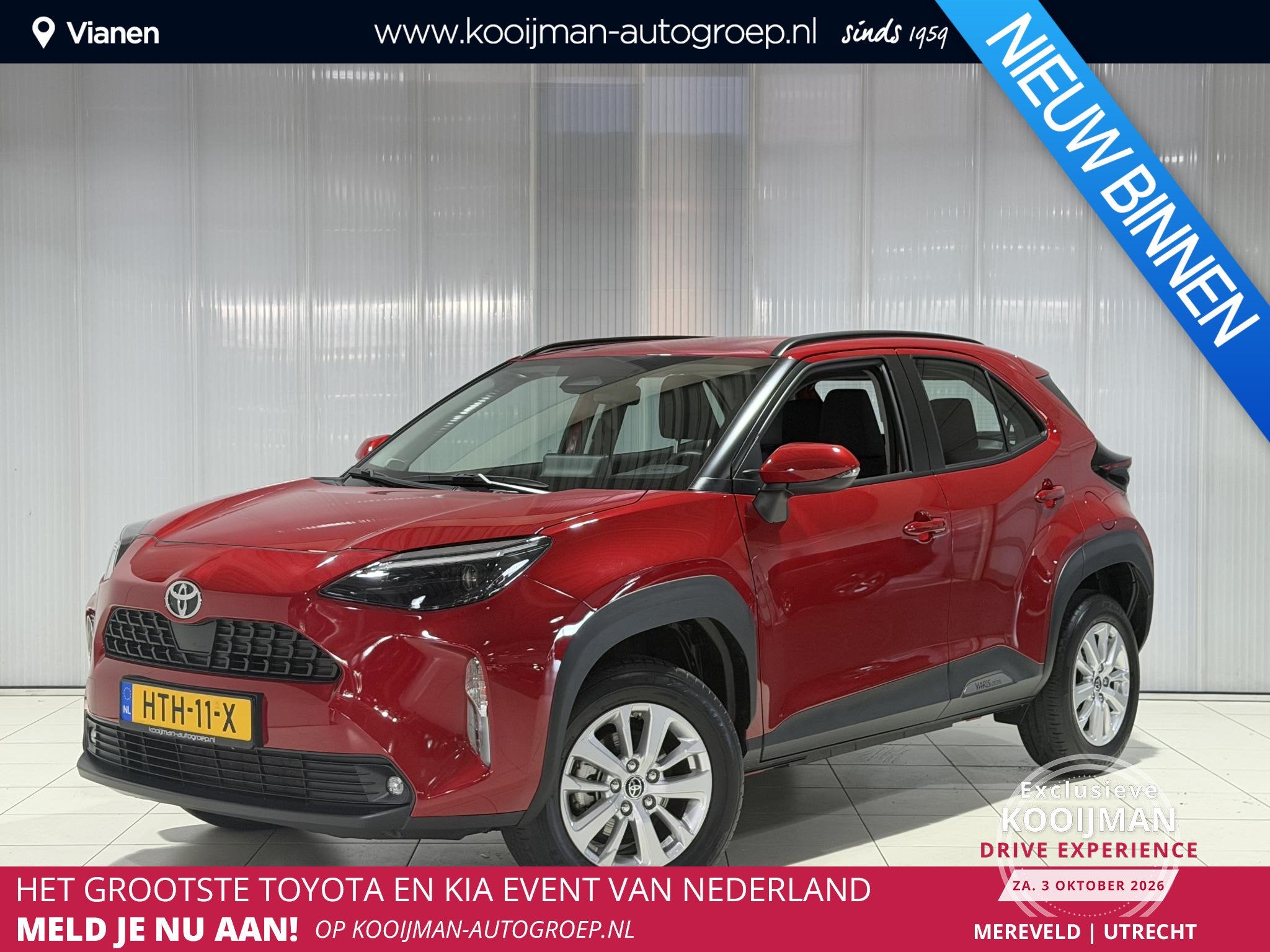Toyota Yaris Cross 1.5 Hybrid 115 Active, Auto's, Dealer onderhouden, Stof, Gebruikt, 1165 kg