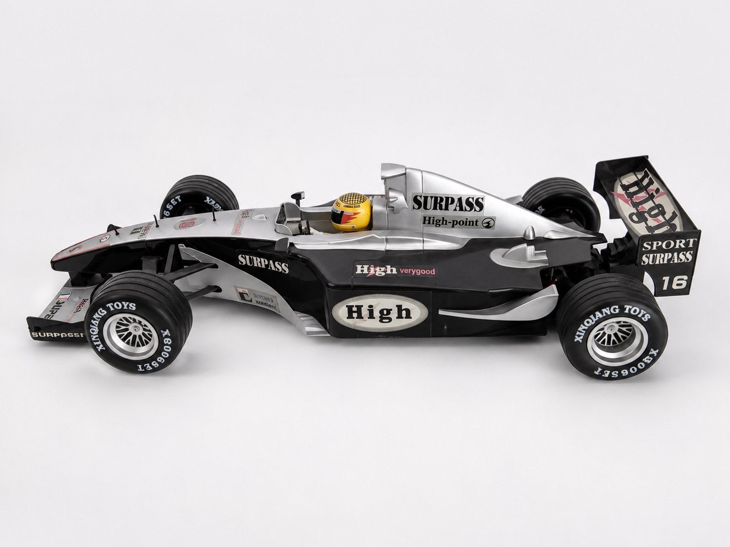 Radiografische F1 modelauto 1:6 High-point, Hobby en Vrije tijd, Modelbouw | Radiografisch | Auto's, Zo goed als nieuw, Auto onroad