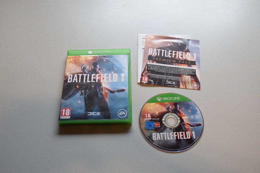 XBOX One : Battlefield 1, Online, Vanaf 18 jaar, Shooter, 1 speler