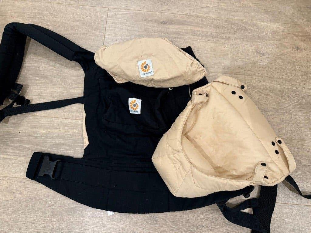 Ergo baby draagzak met verkleinkussen, Kinderen en Baby's, Babydragers en Draagdoeken, Gebruikt, Buik of Rug, Draagzak, Ophalen
