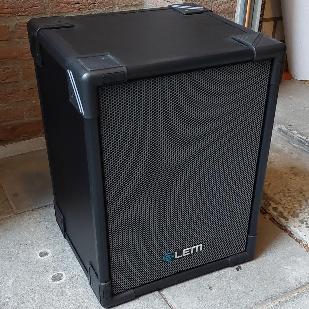 2 x Lem Grey 120 geluidsboxen, Ophalen, Gebruikt, Minder dan 500 watt, P.A.