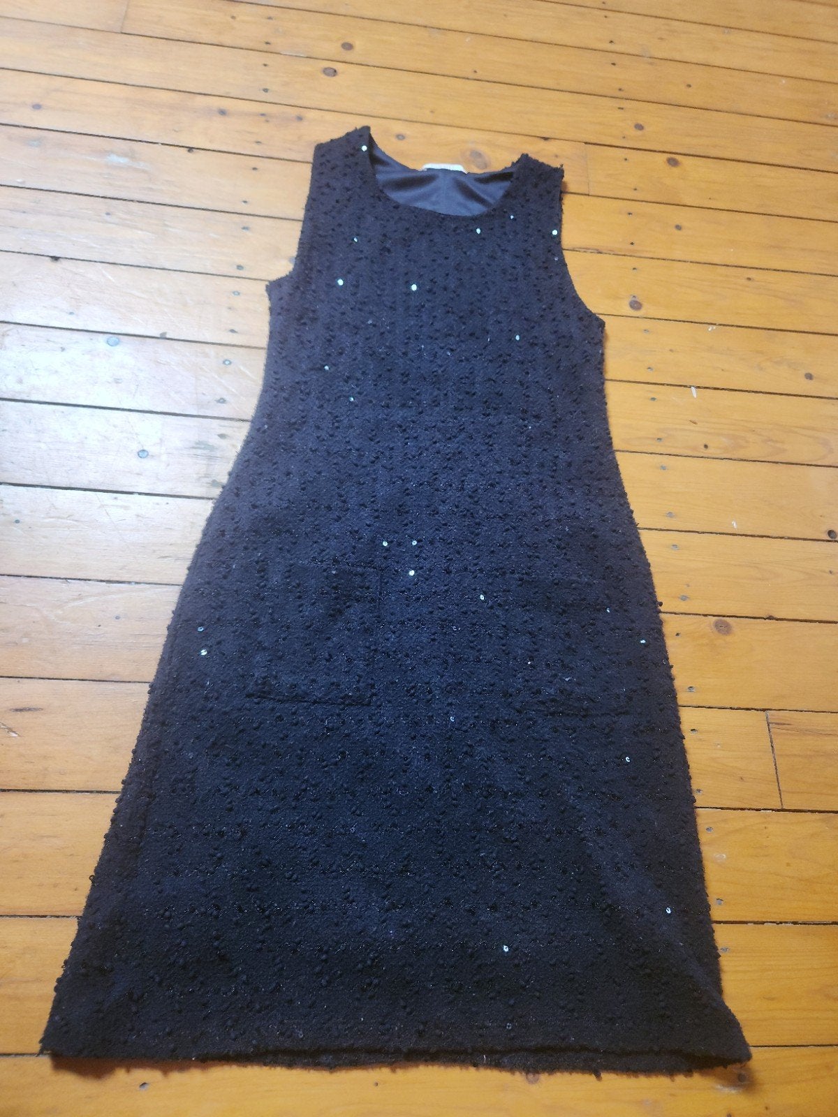 Camaïeu bouclé mini-jurk met pailletten – maat S, Zwart, Camaieu, Ophalen of Verzenden, Zo goed als nieuw