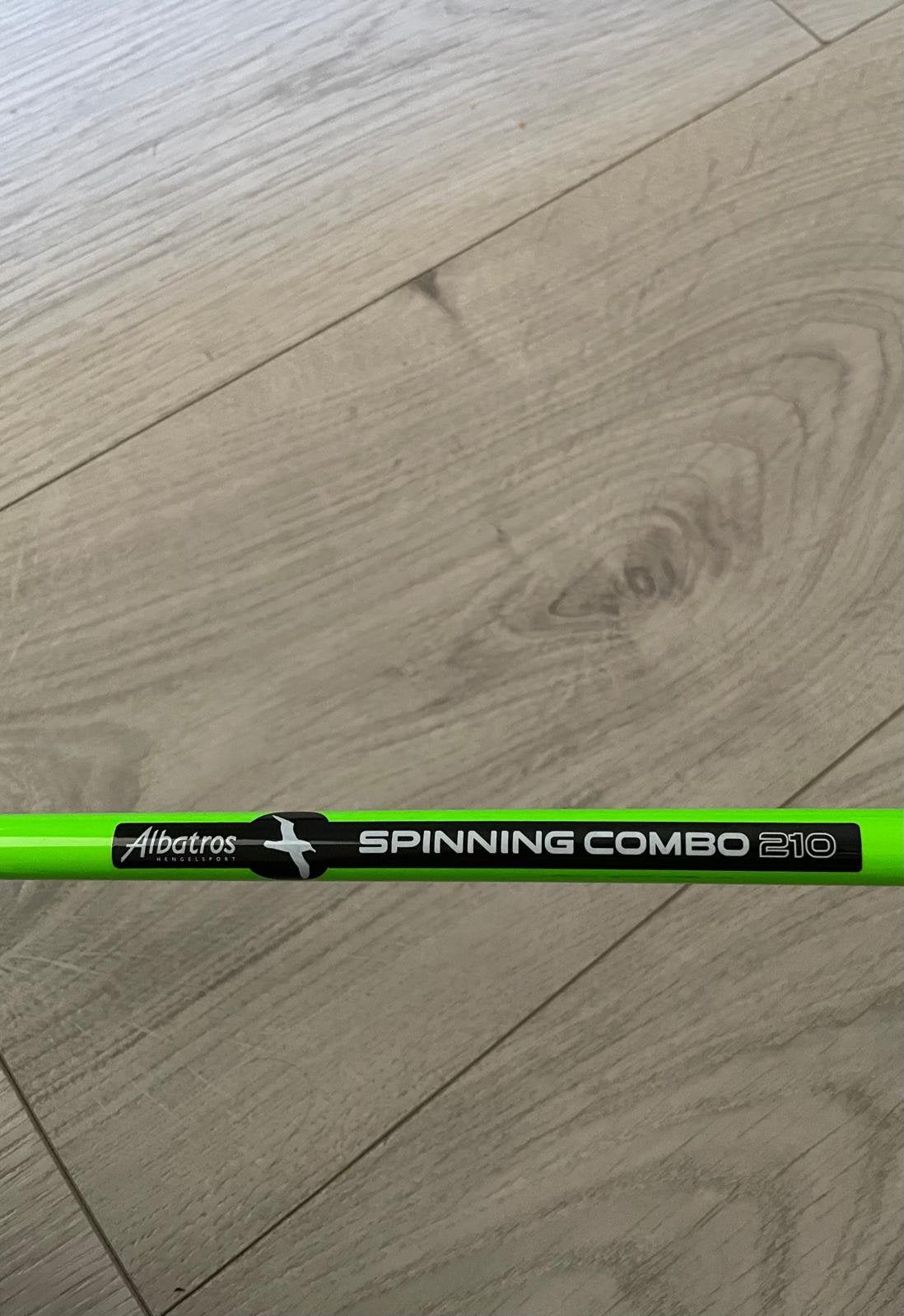 Albatros spinning combo vishengel, Watersport en Boten, Ophalen, Zo goed als nieuw, Werphengel