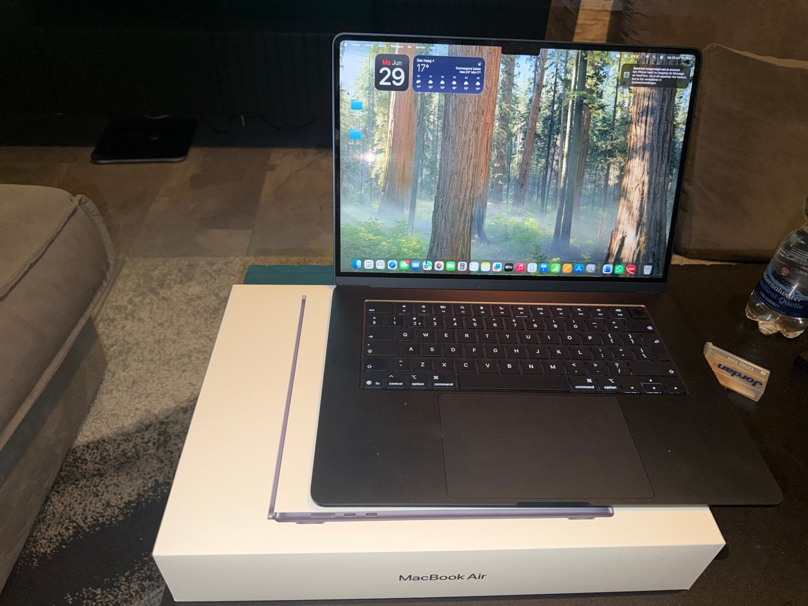 APPLE MBA 15 M4 MDN/10C GPU/16GB/256GB incl.Bon en Garantie, 256 GB, Ophalen of Verzenden, Zo goed als nieuw, MacBook Air
