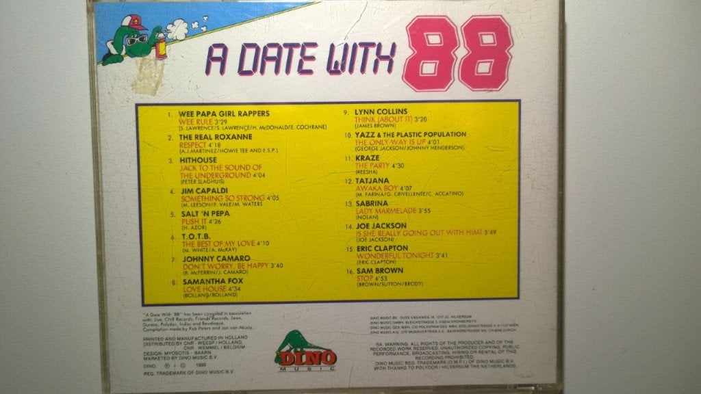 A Date With '88, Cd's en Dvd's, Ophalen of Verzenden, Zo goed als nieuw, Pop, Album