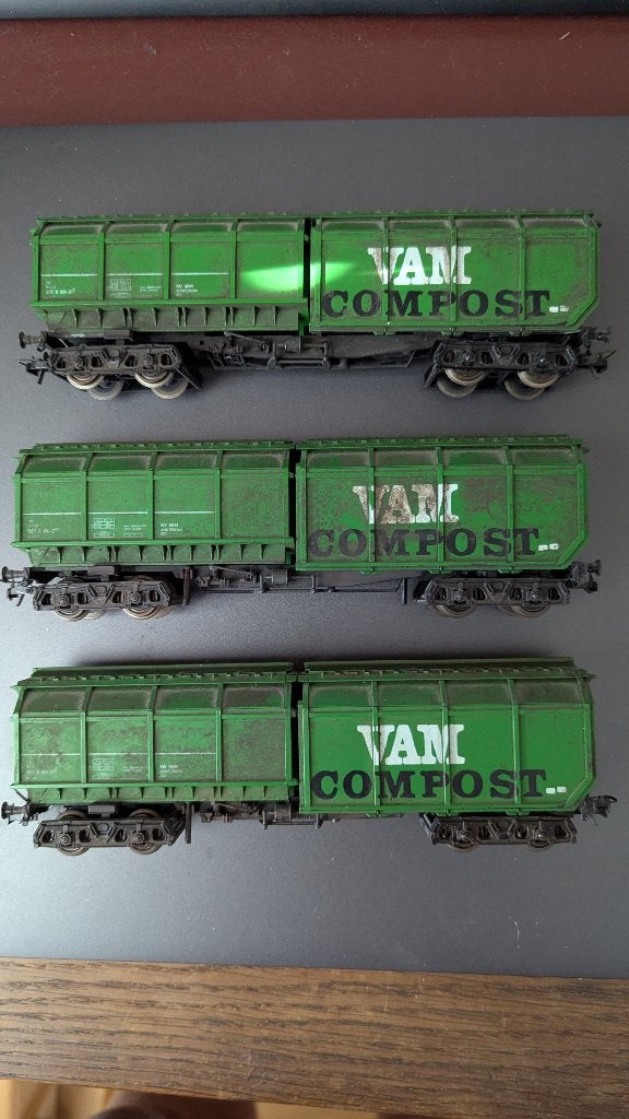 Roco H0 NS VAM Compost, Gebruikt, Gelijkstroom of Wisselstroom, Wagon, Ophalen of Verzenden