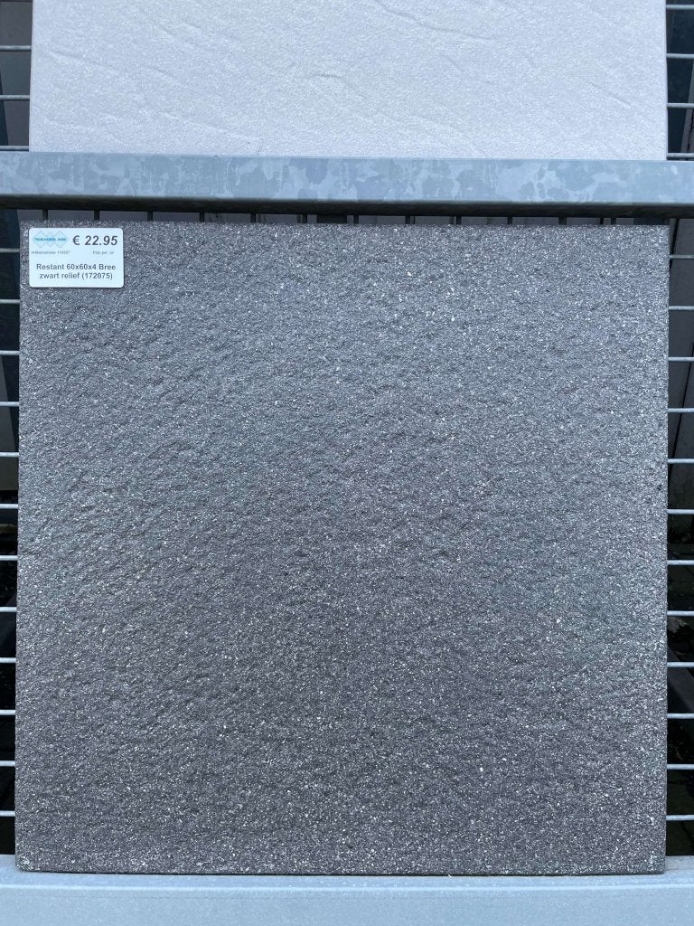 Actie Gecoate Terrastegel 60x60x4 Bree antraciet, Tuin en Terras, Niet ingevuld, Niet ingevuld, Nieuw, Ophalen of Verzenden