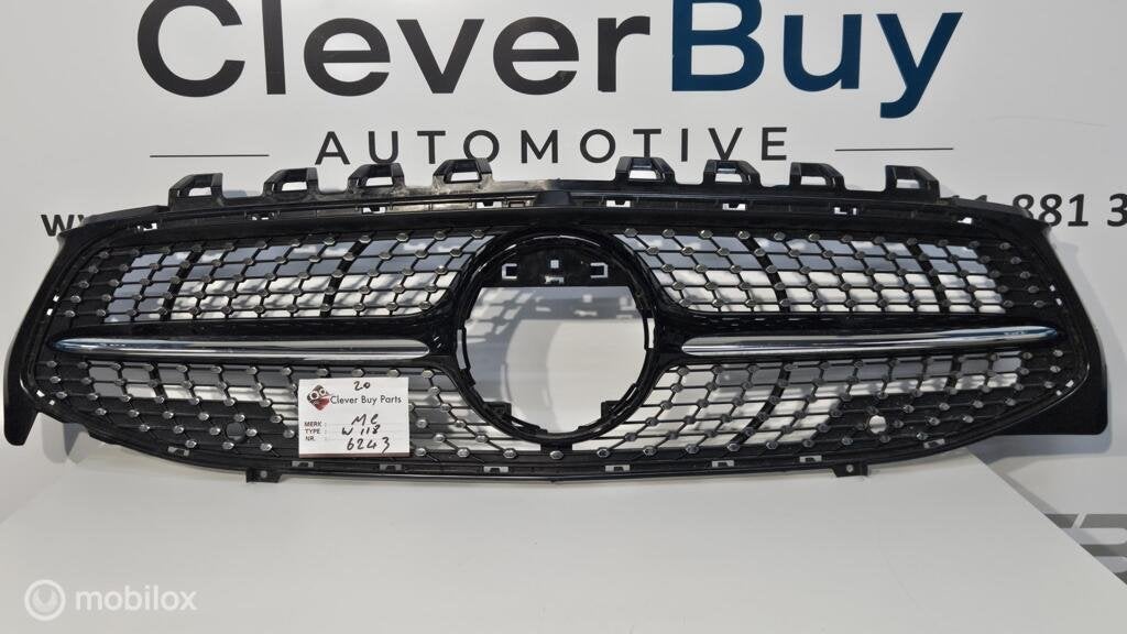 Grill origineel Mercedes CLA-klasse C118 ('19->) A1188880000, Gebruikt, Mercedes-Benz, Ophalen of Verzenden