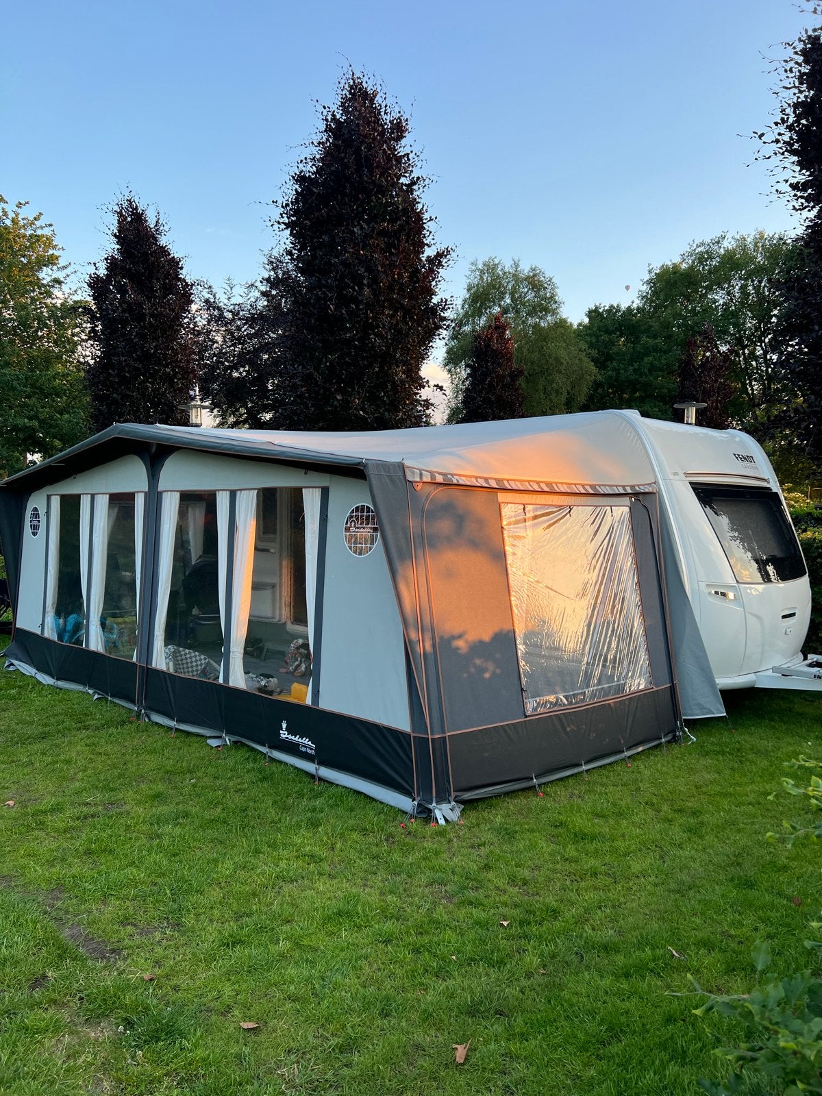 Isabella voortent Capri North maat A1025 G19, Caravans en Kamperen, Ophalen, Zo goed als nieuw, Ten Cate All Season 240g/m2, Isabella