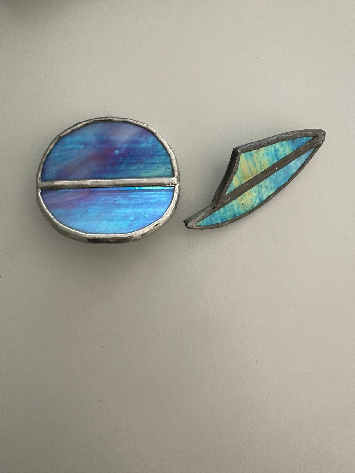 Broches tiffany 2 stuks, ook los te koop, Ophalen of Verzenden, Zo goed als nieuw, Zilver, Overige materialen