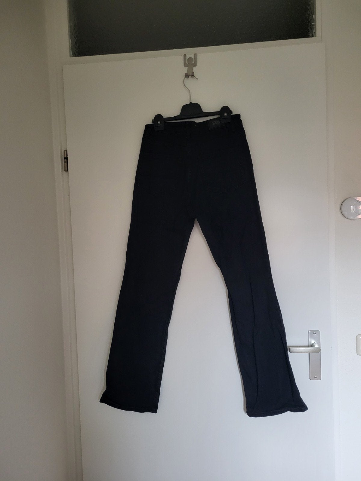 Zwarte flared broek, Zwart, Ophalen of Verzenden, Onbekend, Maat 34 (XS) of kleiner