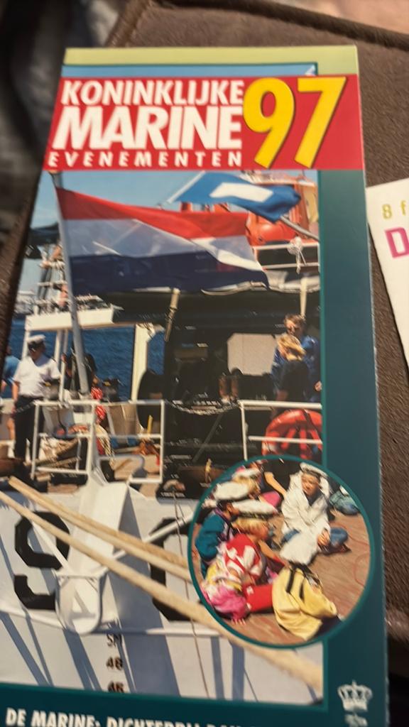 Folder marine, Ophalen of Verzenden, Marine, Nederland, Boek of Tijdschrift