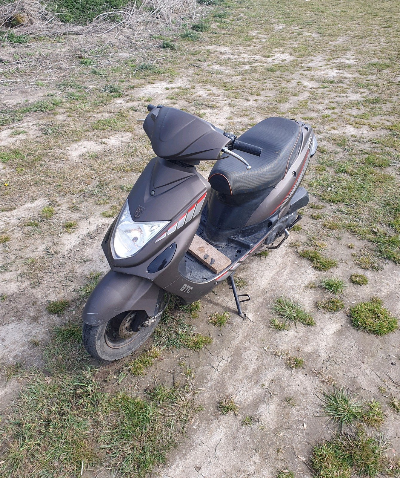 80cc 4 takt cross scooter, Ophalen, Gebruikt, Benzine