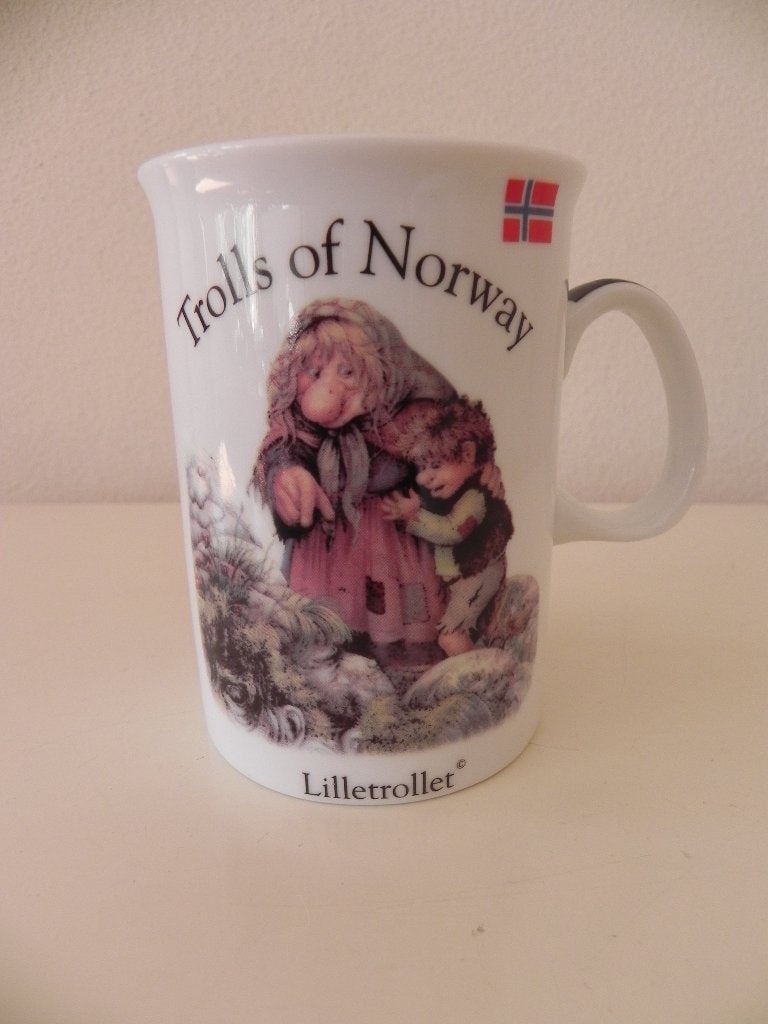 trollen mok Trolls of Norway - Lilletrollet, Ophalen, Zo goed als nieuw, Overige stijlen, Kop(pen) en/of Schotel(s)