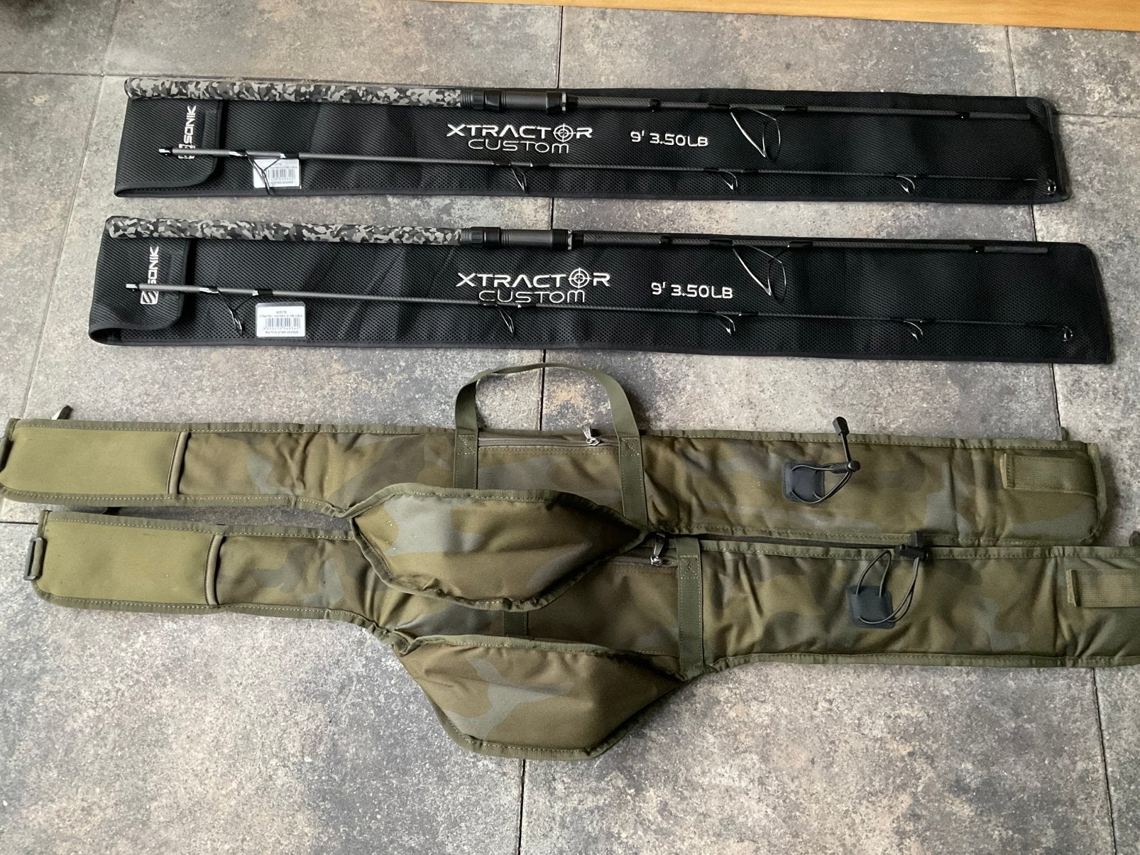 9 ft 3.5 lbs sonik xtractor custom, Ophalen, Zo goed als nieuw, Werphengel
