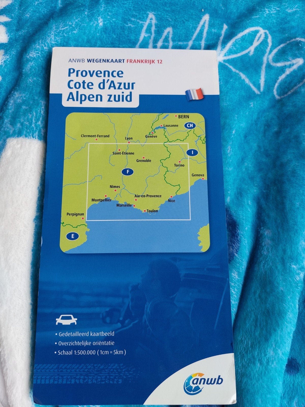 Wegenkaart ANWB (nr 12) Provence, Cote d'azur?,Alpen Zuid, Boeken, Atlassen en Landkaarten, Nieuw, Ophalen of Verzenden, Landkaart