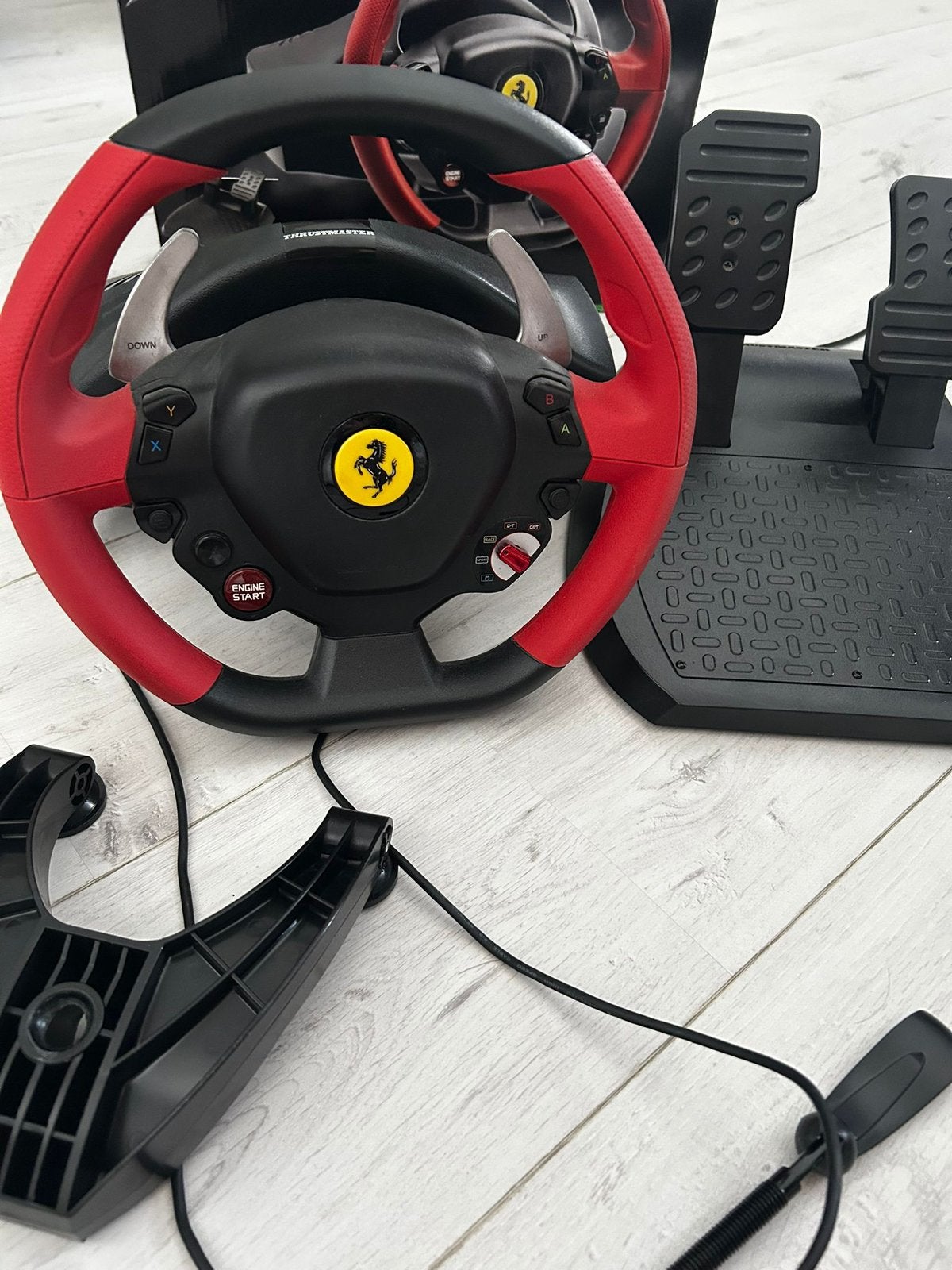 Race stuur Ferrari 458 Spider, Spelcomputers en Games, Ophalen, Zo goed als nieuw, Stuurtje of Sportattribuut, Xbox One
