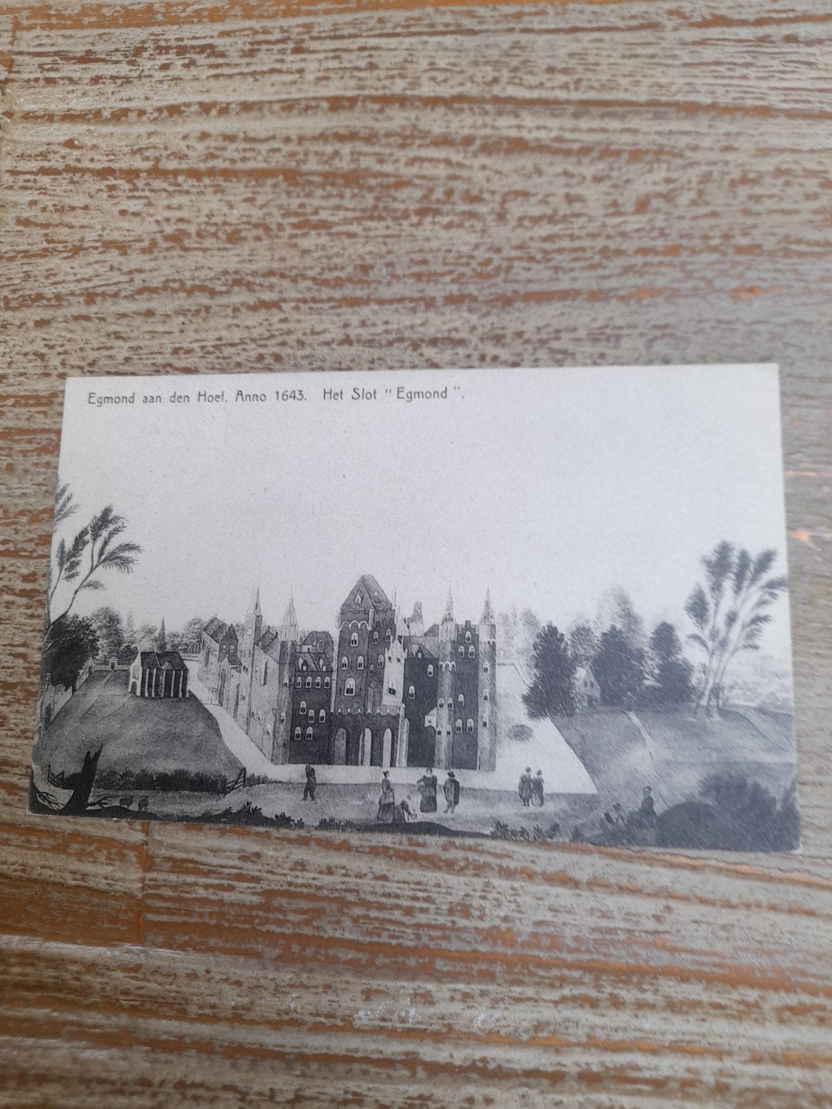 Egmond aan den Hoef Het Slot Egmond, Verzenden, 1920 tot 1940, Gelopen, Noord-Holland