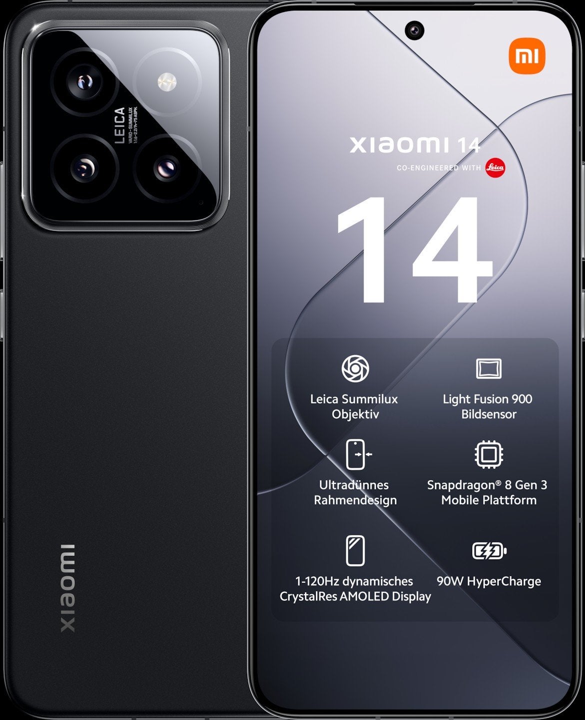 Xiaomi 14 black 12gb RAM 512gb ROM, Zwart, Touchscreen, Nieuw, Ophalen of Verzenden