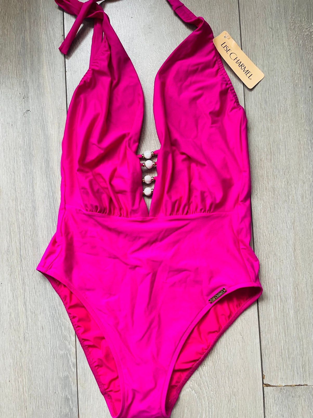 Te koop: nieuw badpak, Lise Charmel, fuchsia, 36/38, Kleding | Dames, Badmode en Zwemkleding, Ophalen of Verzenden, Nieuw, Roze