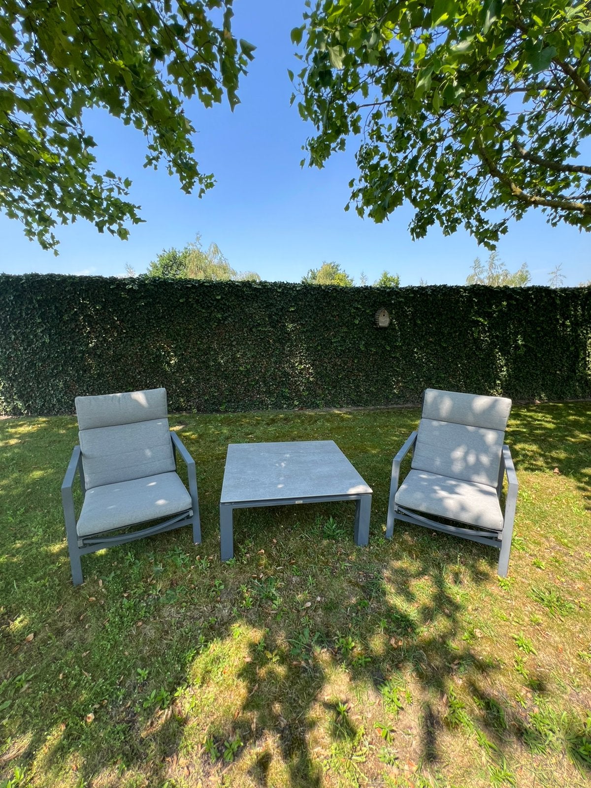 Lounge set Bondi stoel met kussens incl tafeltje van Life, Gebruikt, Aluminium, Loungeset, Ophalen