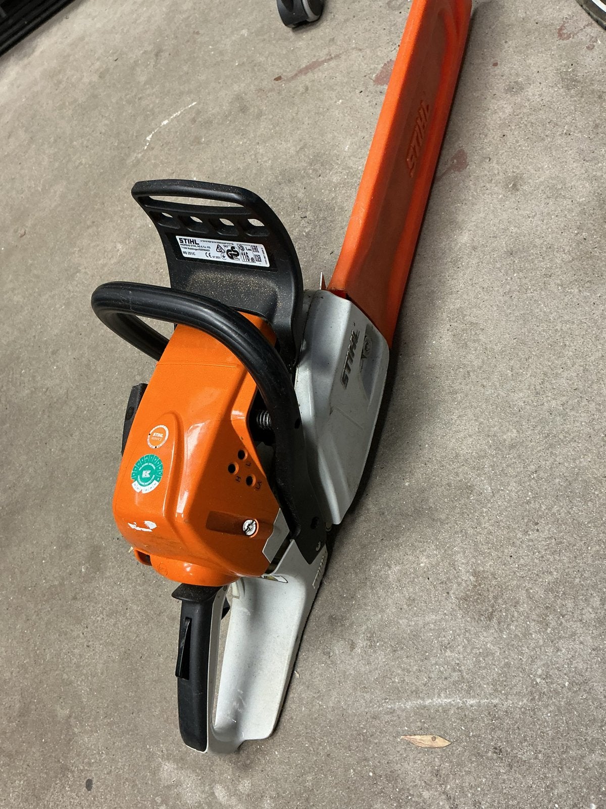 Stihl MS 251 C Kettingzaag - Zo goed als nieuw, Doe-het-zelf en Verbouw, Ophalen, 70 mm of meer, Kettingzaag, Zo goed als nieuw