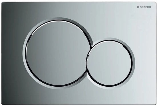 Geberit Sigma 01 bedieningspaneel - glans chroom, Doe-het-zelf en Verbouw, Sanitair, Ophalen of Verzenden, Zo goed als nieuw, Chroom