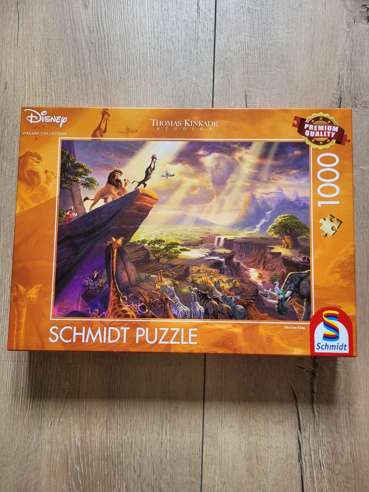 Nieuw! schmidt 1000 stukjes; the Lion king, Ophalen of Verzenden, 500 t/m 1500 stukjes, Nieuw, Legpuzzel