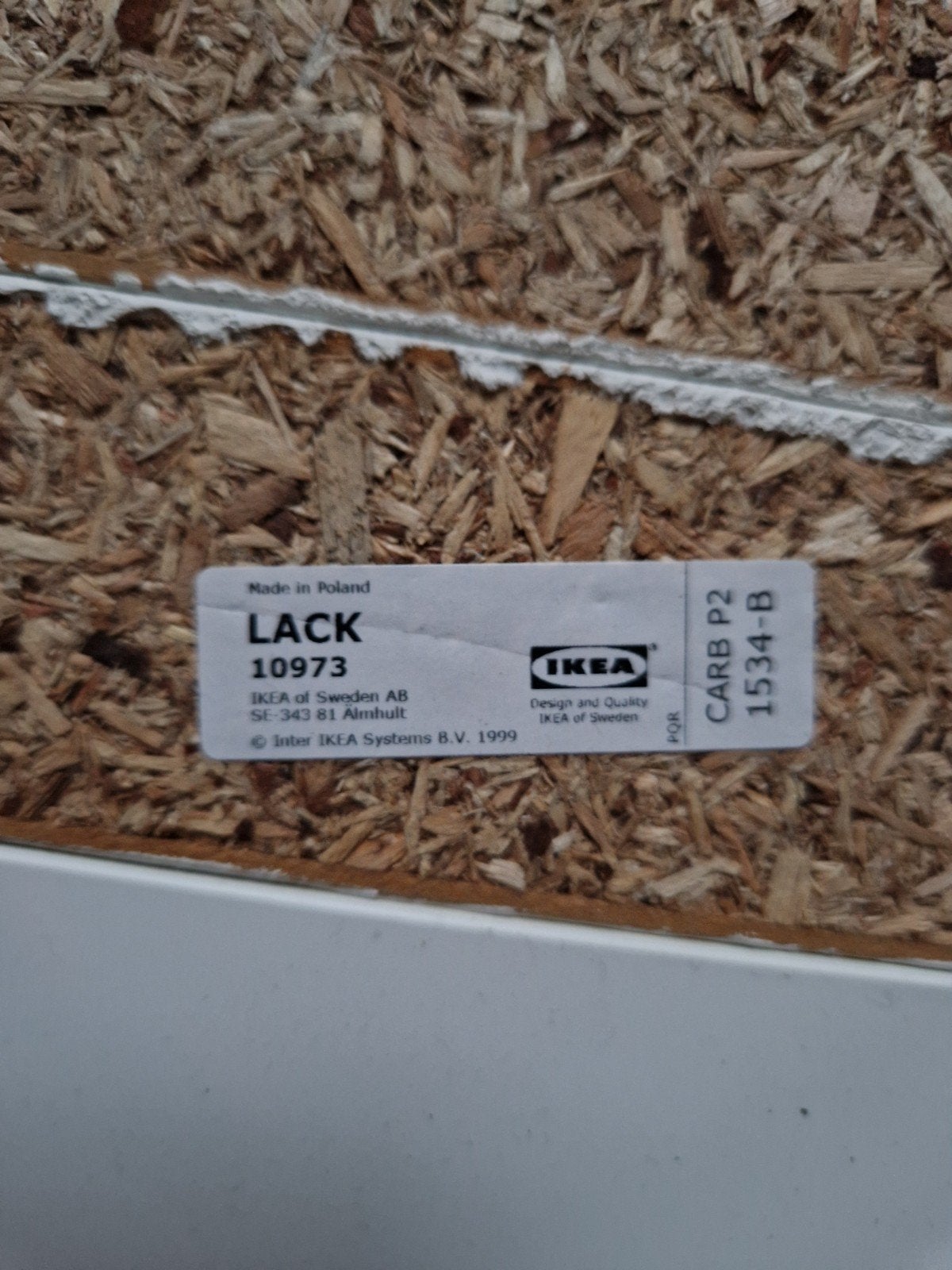 3 IKEA LACK Wandplank Wit, Ophalen, 150 tot 200 cm, Nieuw, Minder dan 100 cm