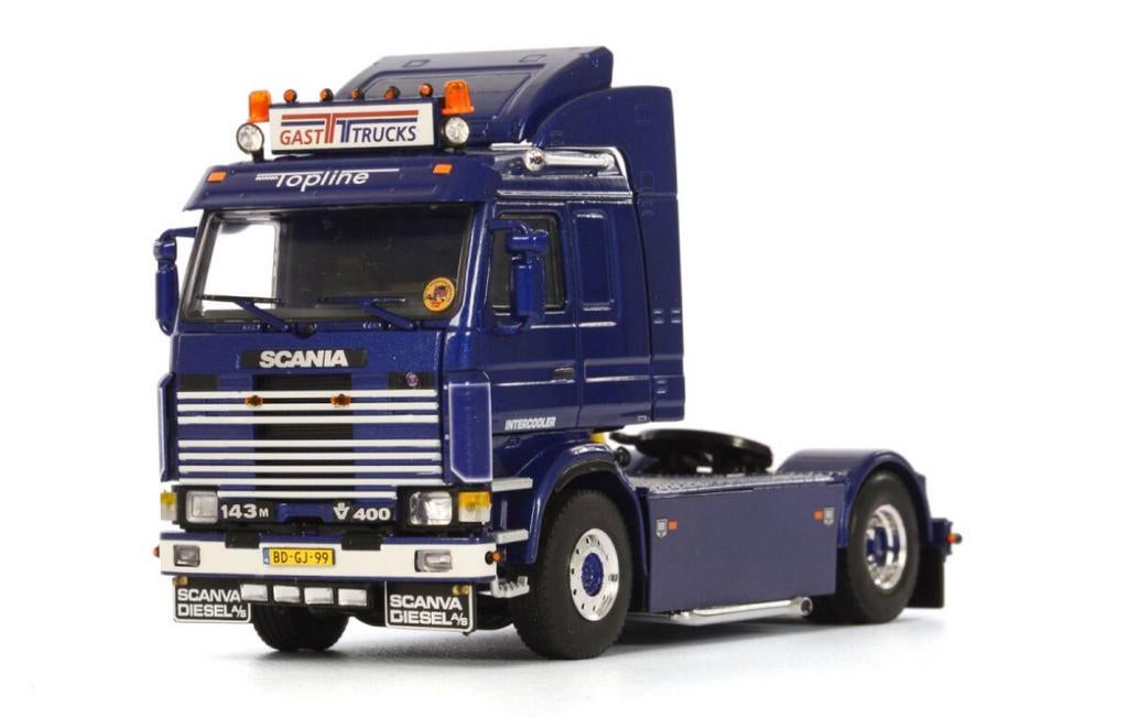 Gezocht! Wsi Scania Gast trucks, Hobby en Vrije tijd, Modelauto's | 1:50, Ophalen, Zo goed als nieuw, Bus of Vrachtwagen, Wsi