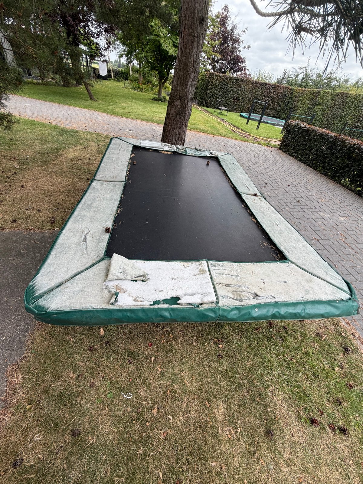 Gebruikte Avyna trampoline - rechthoekig, Kinderen en Baby's, Speelgoed | Buiten | Trampolines, Ophalen, Gebruikt
