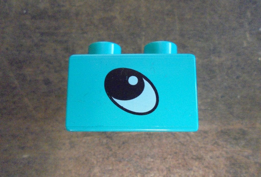 Lego Duplo Brick 2x2 (zie foto's) 2, Ophalen of Verzenden, Gebruikt, Losse stenen, Duplo