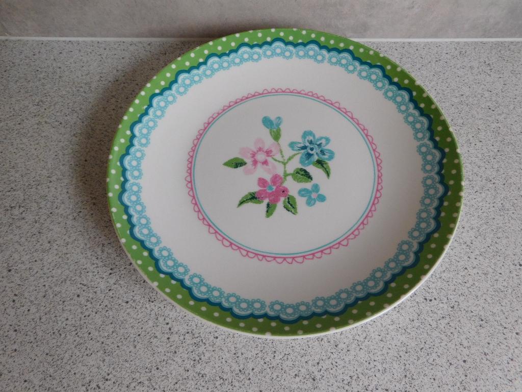 Bord 21 cm. Flowers Lofjuuw, Ophalen of Verzenden, Zo goed als nieuw, Bord(en), Overige stijlen