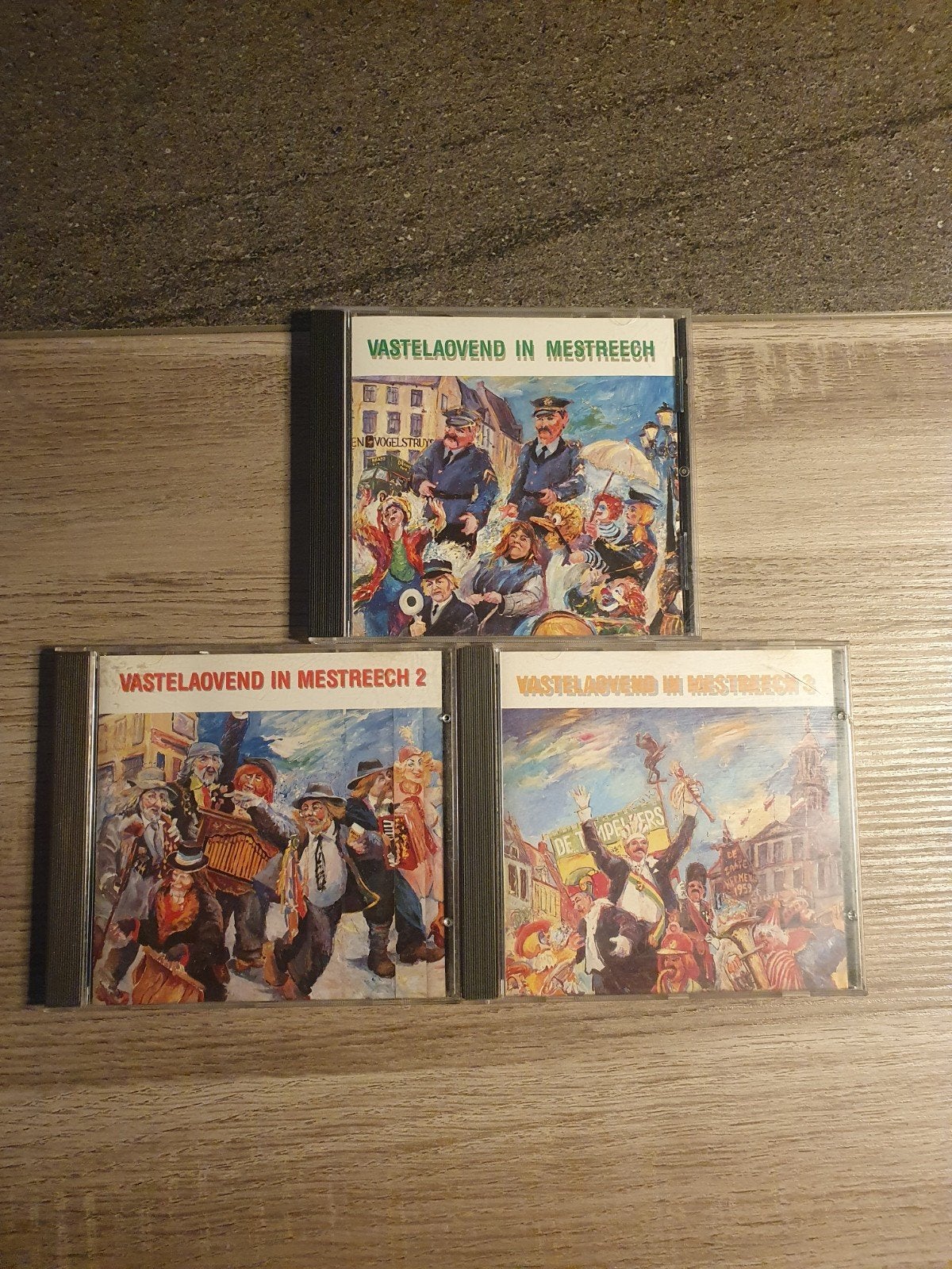 3x cd vastelaovend in mestreech, Ophalen of Verzenden, Zo goed als nieuw, Levenslied of Smartlap