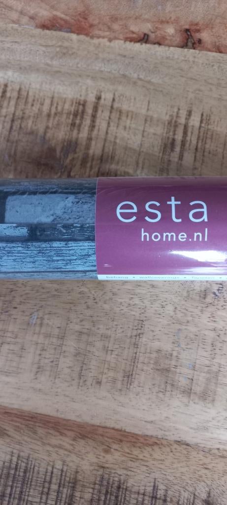 Nieuw Grijs Steenlook Behang - Esta Home E002, Ophalen of Verzenden