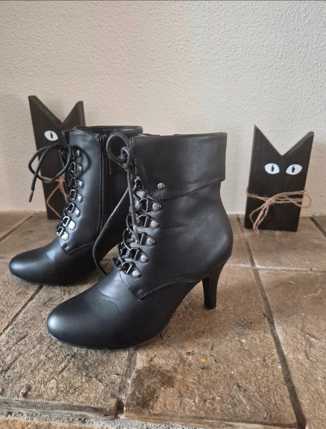 Muraena" laars van het  merk Gothicana by EMP. Maat 36, Zwart, Lage of Enkellaarzen, Nieuw, Ophalen of Verzenden