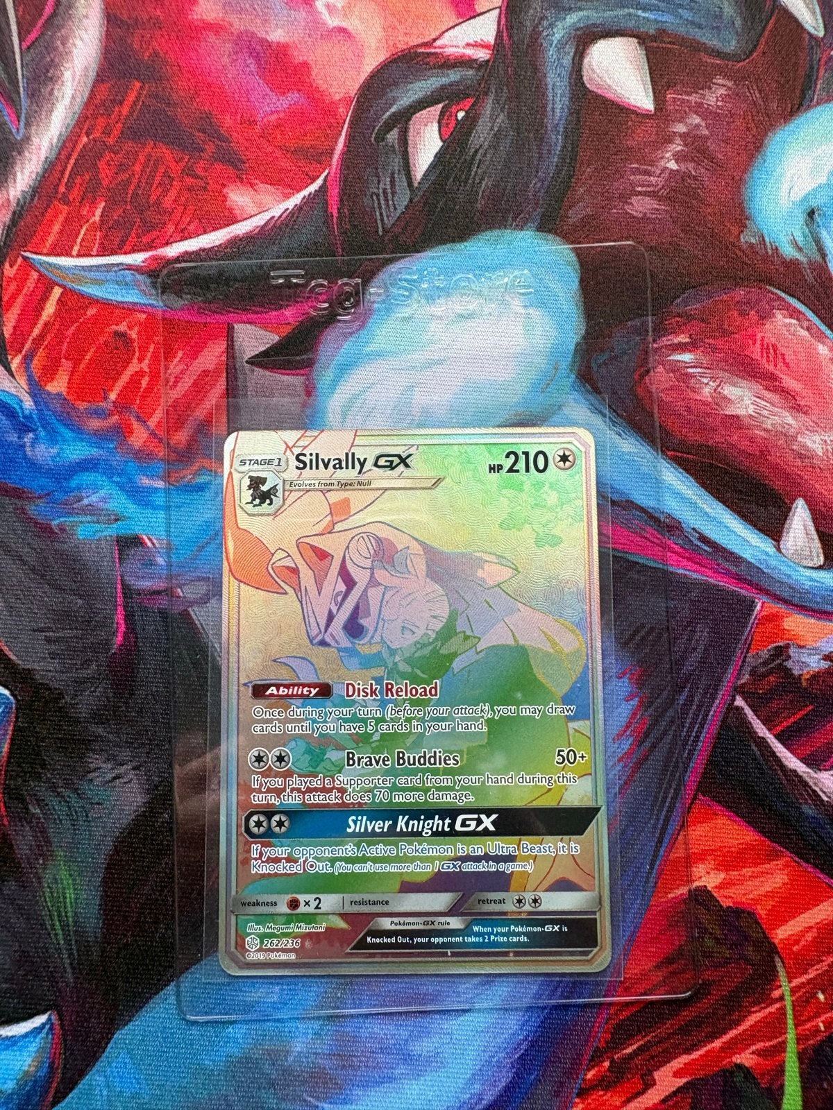 Pokemon Silvally GX Cosmic Eclipse, Verzenden, Zo goed als nieuw, Losse kaart, Foil