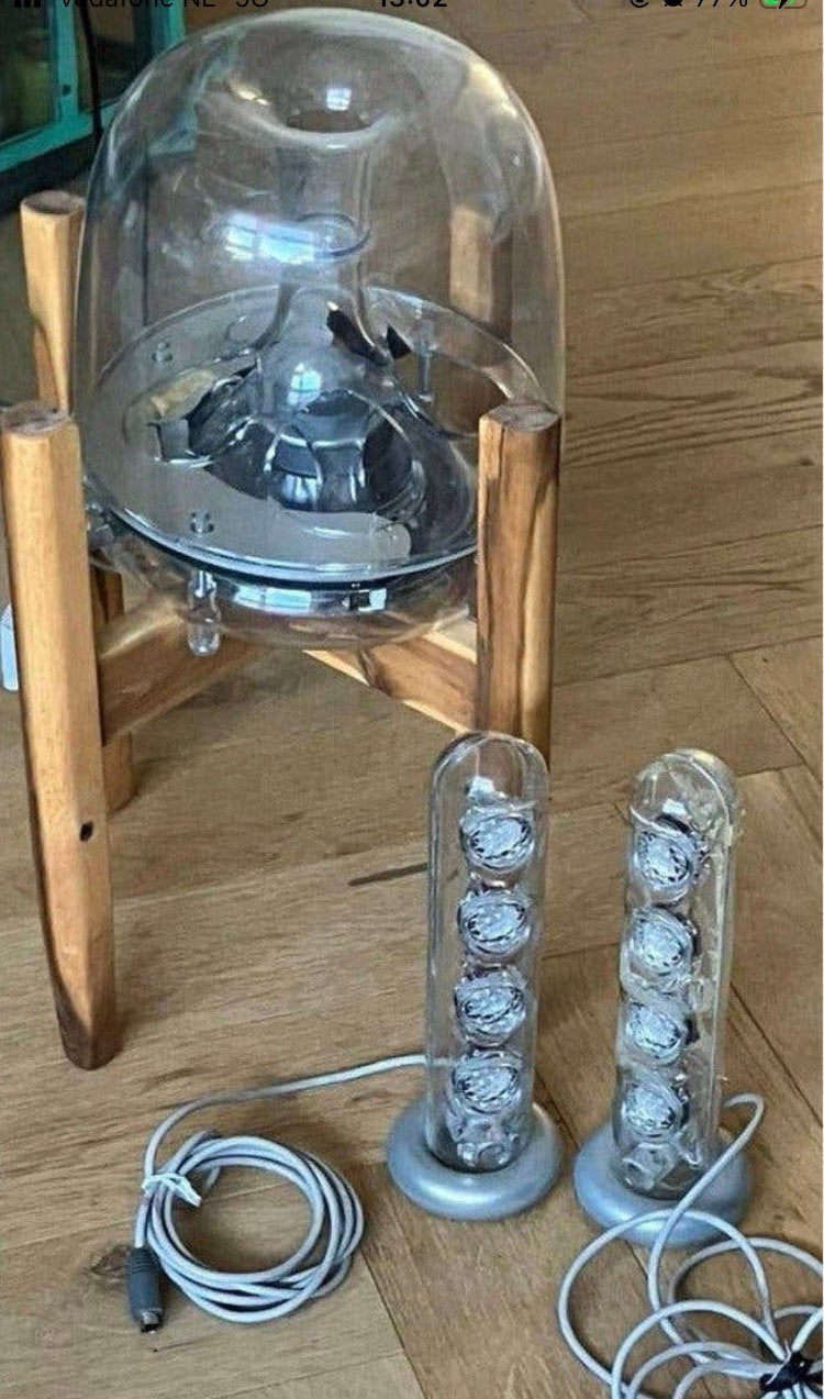 Harman Kardon subwoofer en speakers Soundsticks II, Computers en Software, Ophalen of Verzenden, Gebruikt