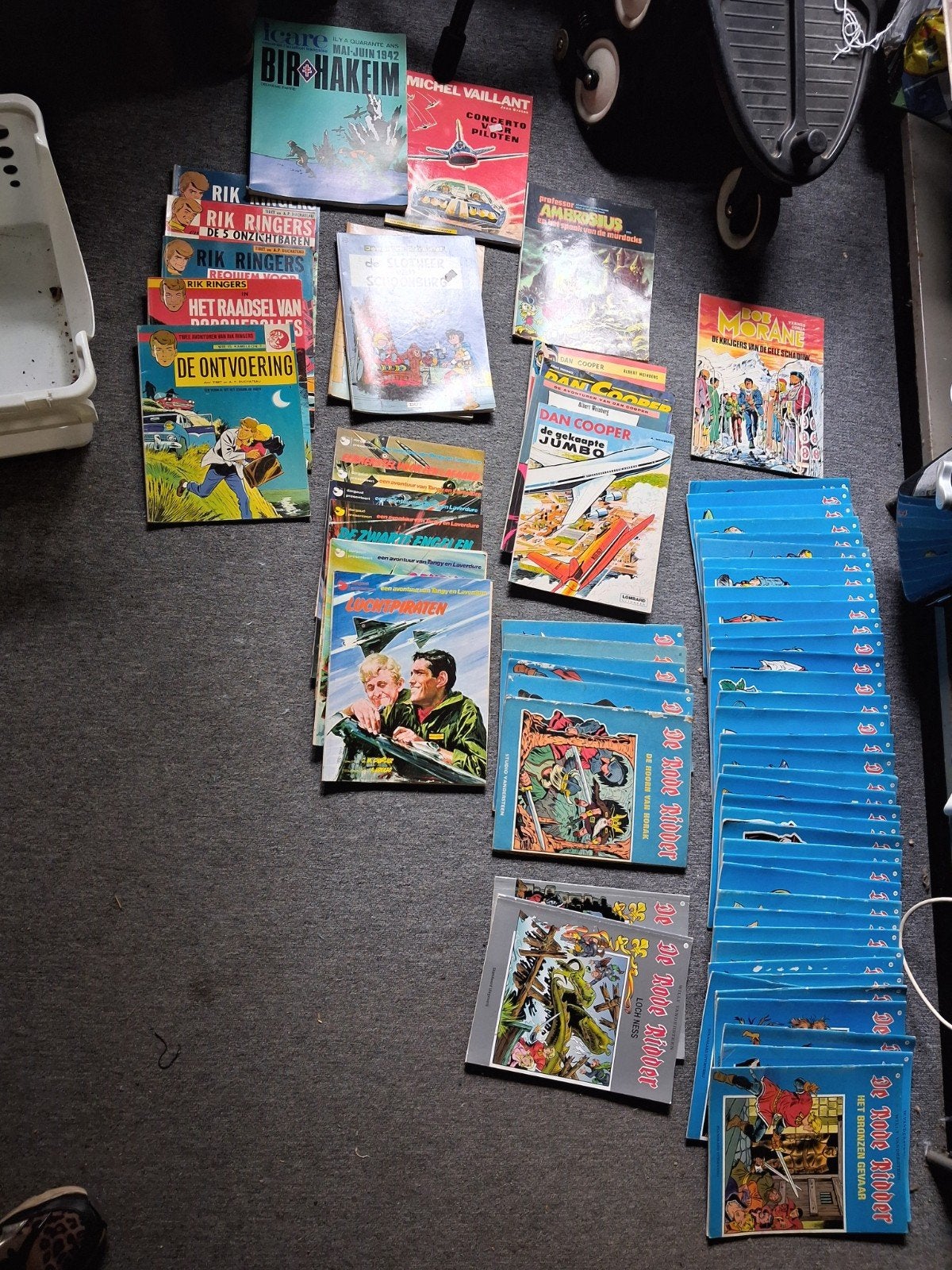 Grote partij De Rode Ridder stripboeken, Meerdere stripboeken, Ophalen, Gelezen, Willy Vandersteen