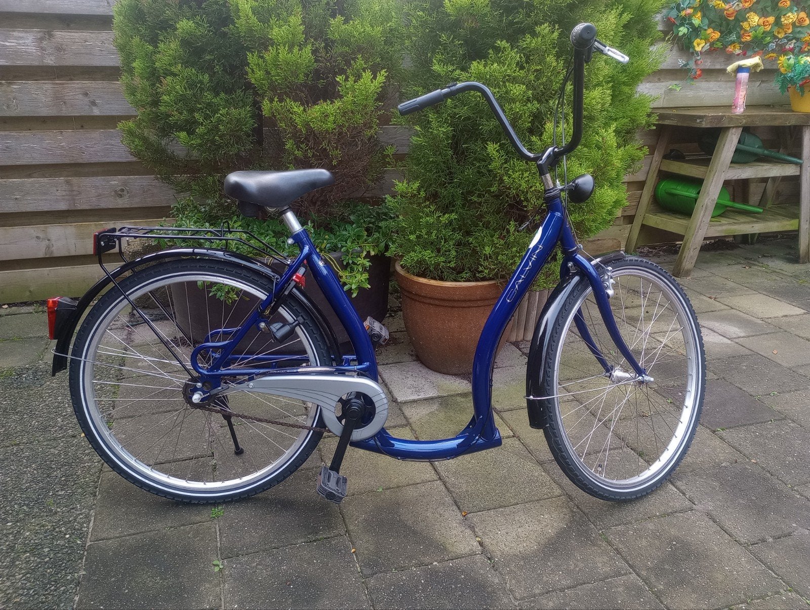 Mooie Calvin easy boarding damesfiets, met ultralage instap, 47 tot 50 cm, Ophalen, Overige merken, (Extra) lage instap