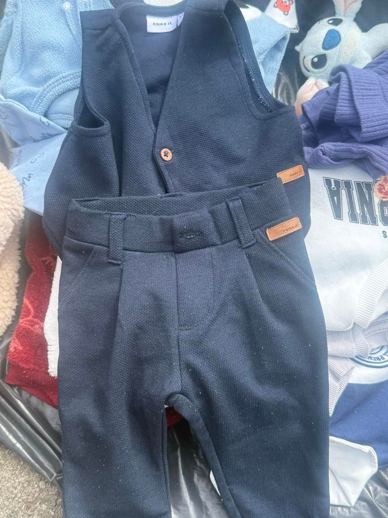 Nette set: gilet en broekje van Name It (maat 62), Ophalen of Verzenden, Zo goed als nieuw, Jongetje, Setje