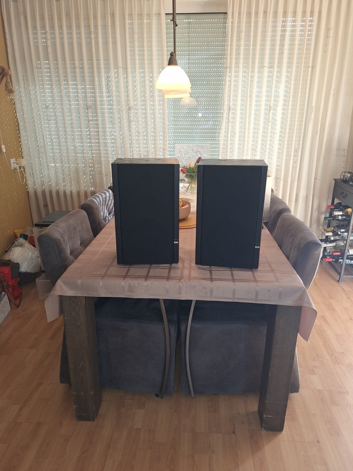 ELAC ELR 55 Jubileum Luidsprekers - Uitstekende Staat, Zo goed als nieuw, Minder dan 60 watt, Boekenplank luidspreker, Ophalen