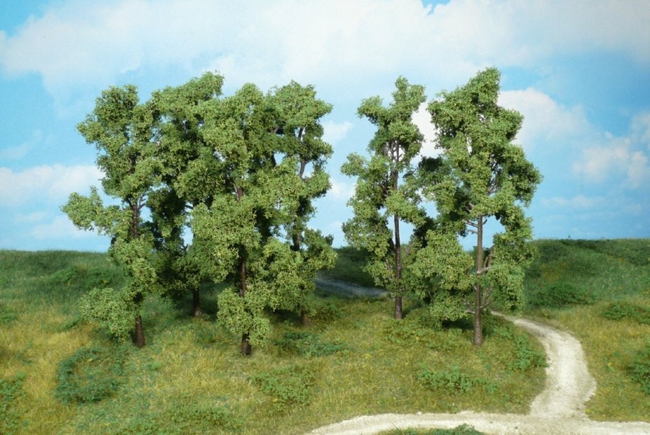 1:87 Heki 1760 6 bomen, Elzen van 18cm., Info@model-engineering.nl, 1:50 of kleiner, Nieuw, Ophalen of Verzenden