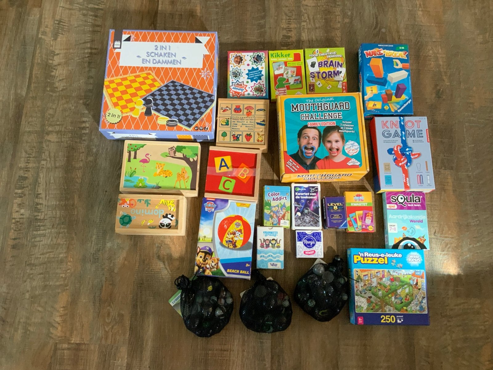 Grote collectie bordspellen, kaartspellen en puzzels, Een of twee spelers, Ophalen of Verzenden, Gebruikt
