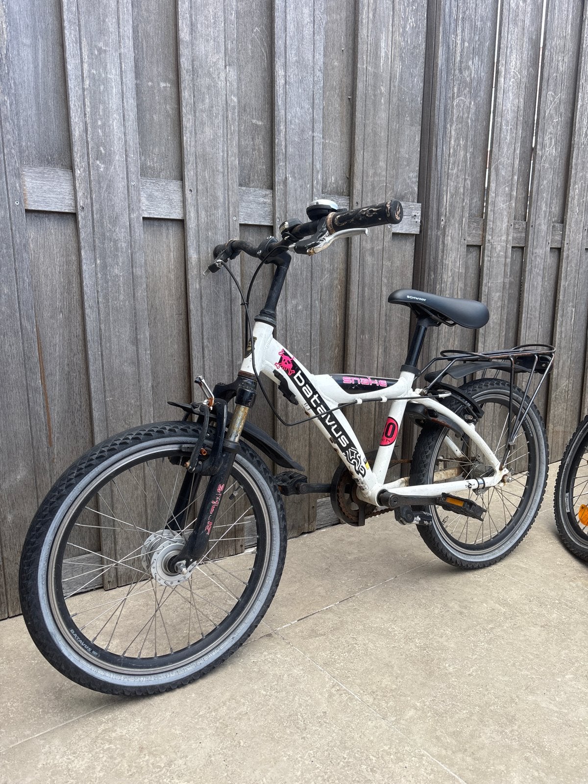 2x Batavus Snake jongensfiets 20 inch, Ophalen, Terugtraprem, Gebruikt, Handrem