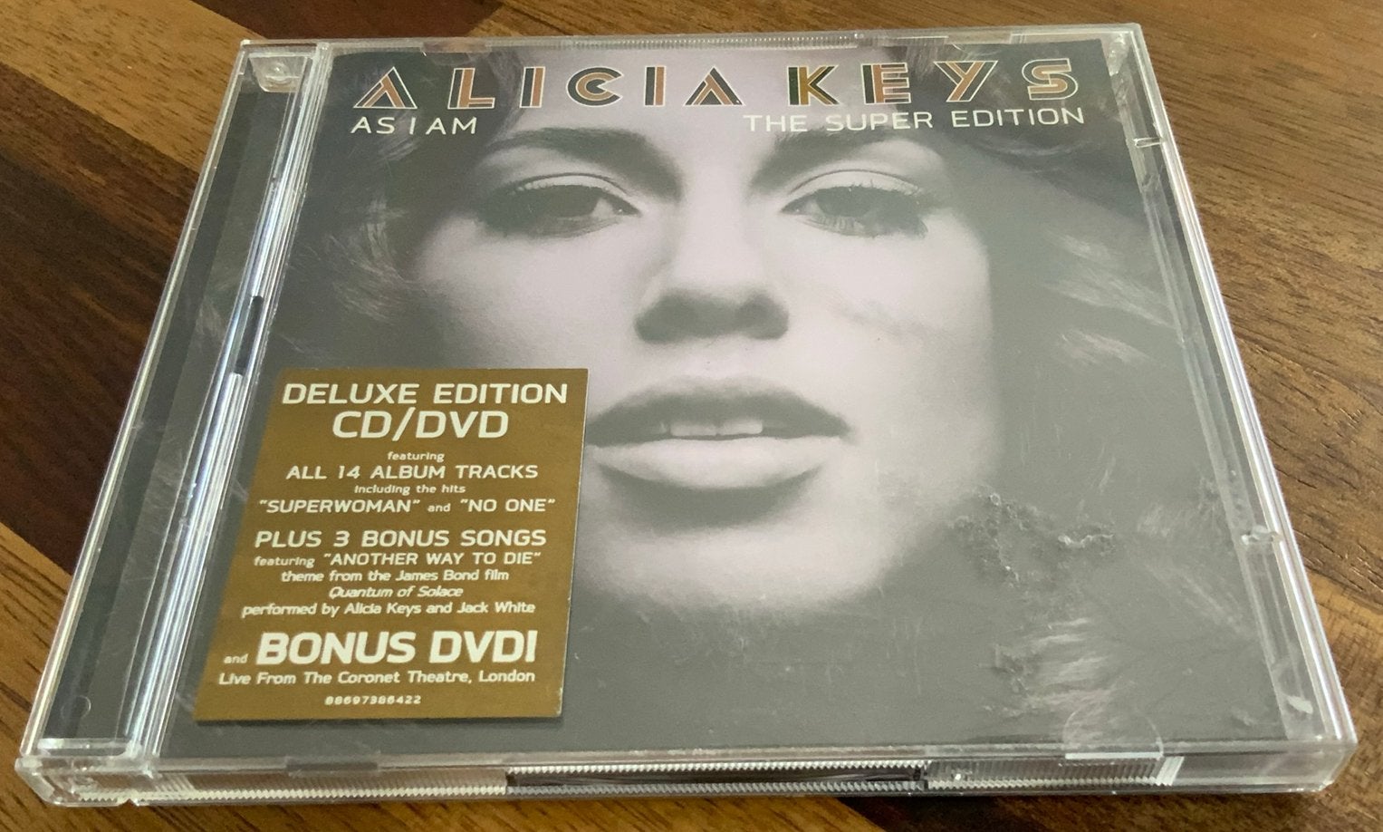CD/DVD ALICIA KEYS AS I AM THE SUPER EDITION 2008 J RECORDS, Gebruikt, Speciale editie, Album, Verzenden